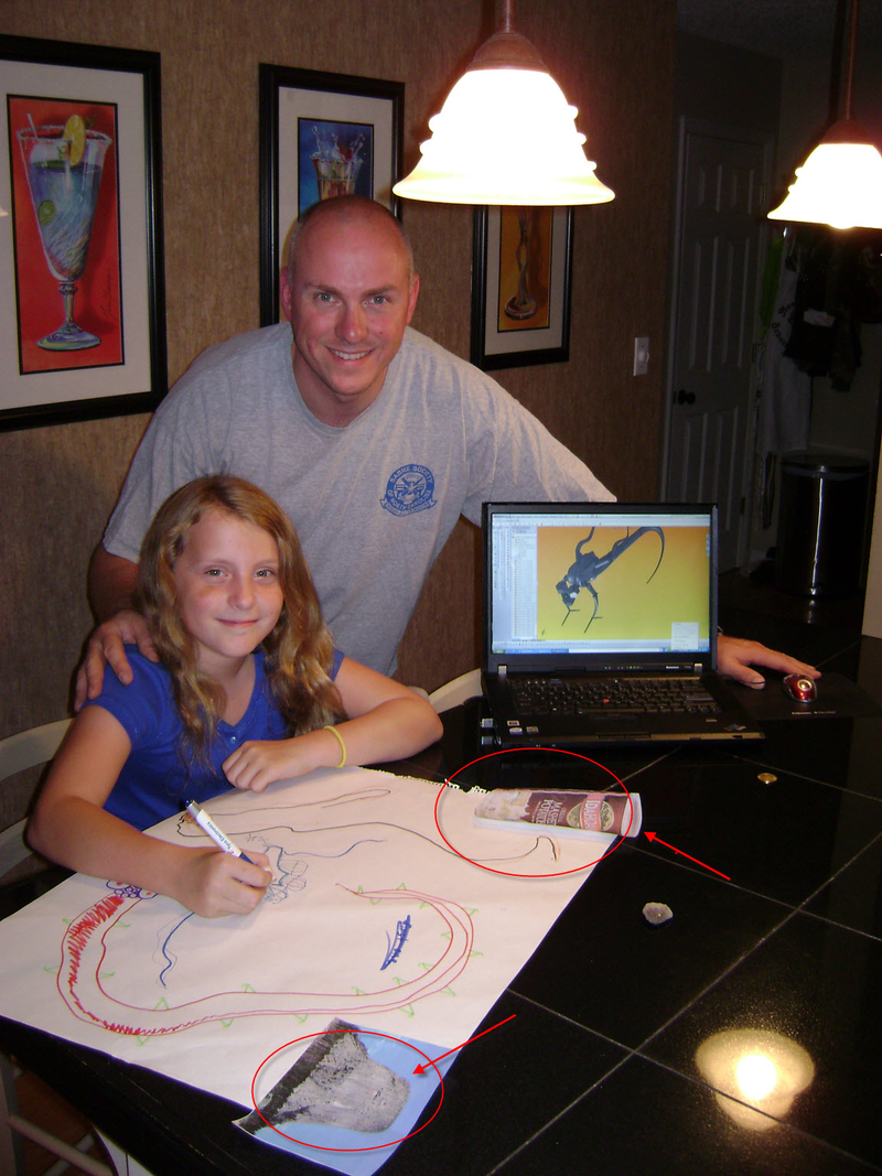 Illustration for article titled Father-daughter team use a 3D printer to create awesome nanobot art